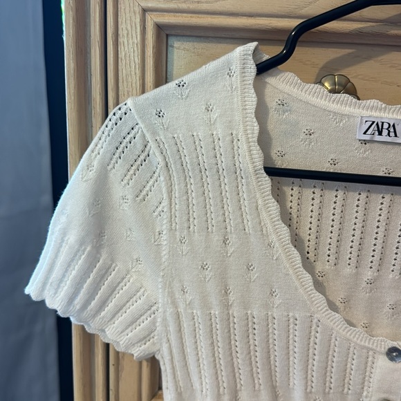 Zara Open Knit Top - Picture 4 of 9